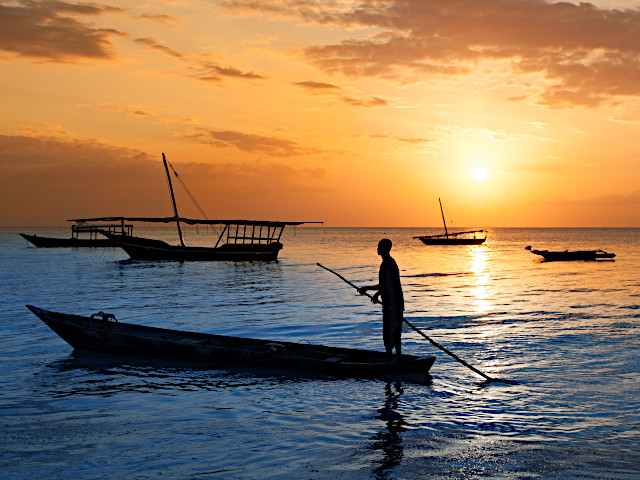 sunset zanzibar