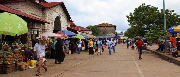 Slave trade Zanzibar market